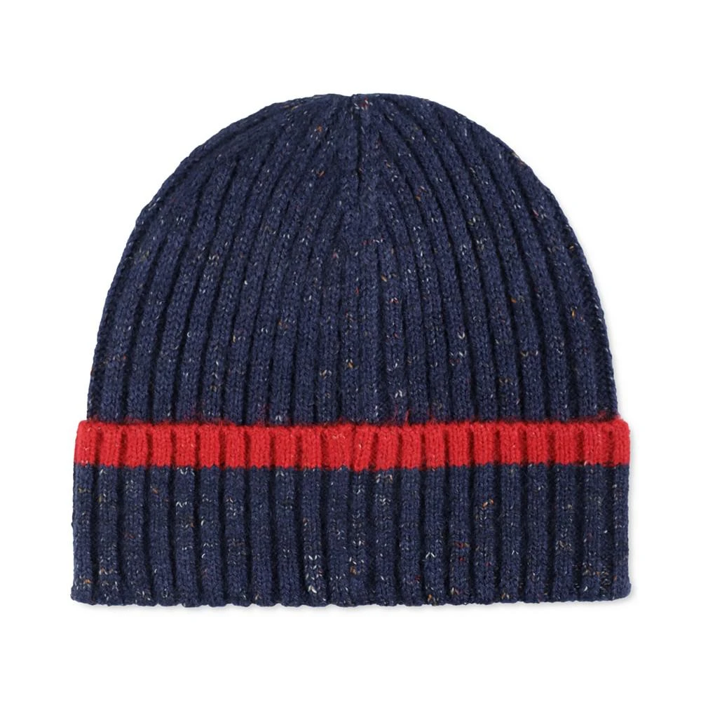 商品Tommy Hilfiger|Men's Rubber Flag Patch Tipped Cuff Hat,价格¥201,第2张图片详细描述