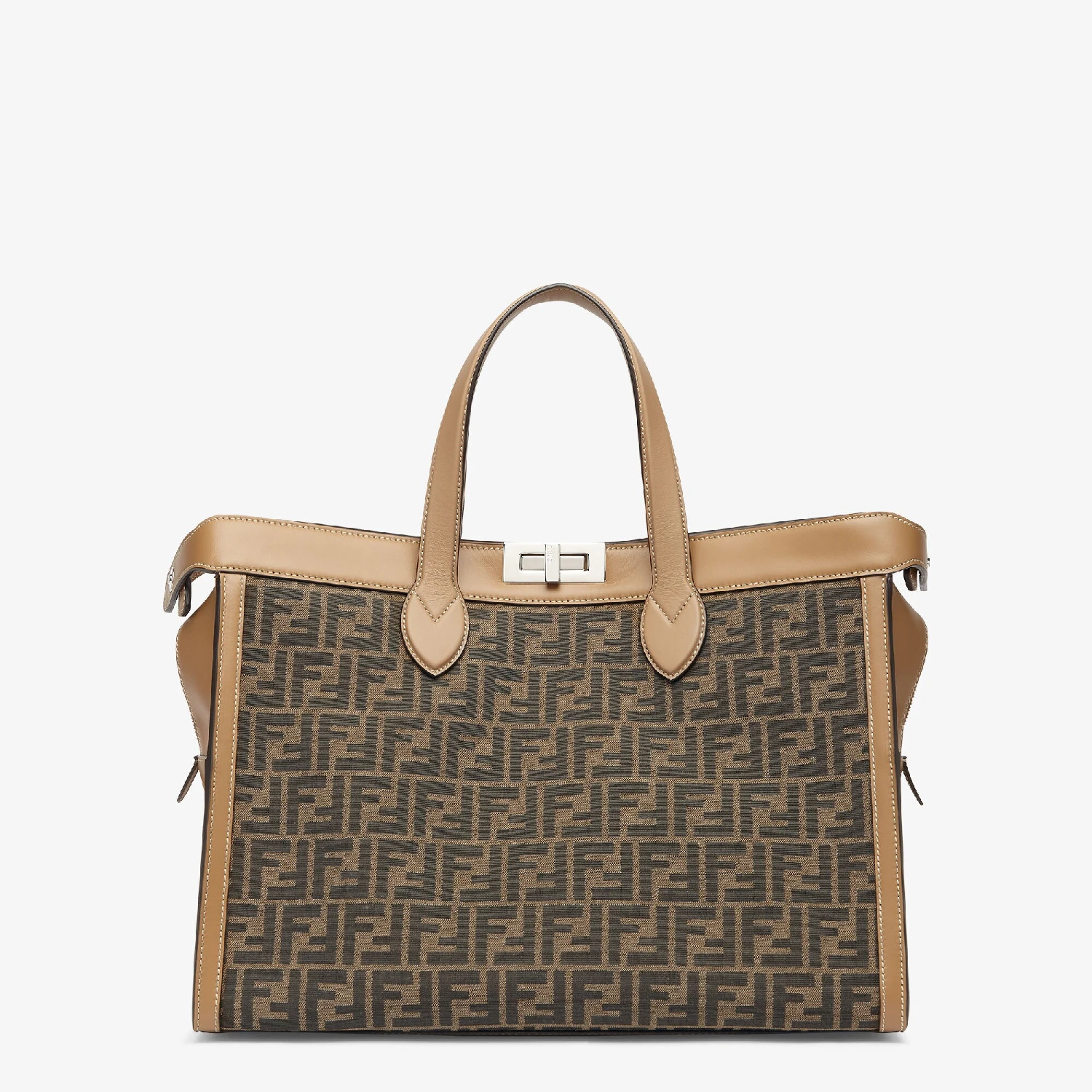 商品Fendi|【预售】 芬迪 25春夏 男士 手提包 Peekaboo ISeeU Forty8 7VA566ALIEF1HRM ,价格¥33326,第1张图片