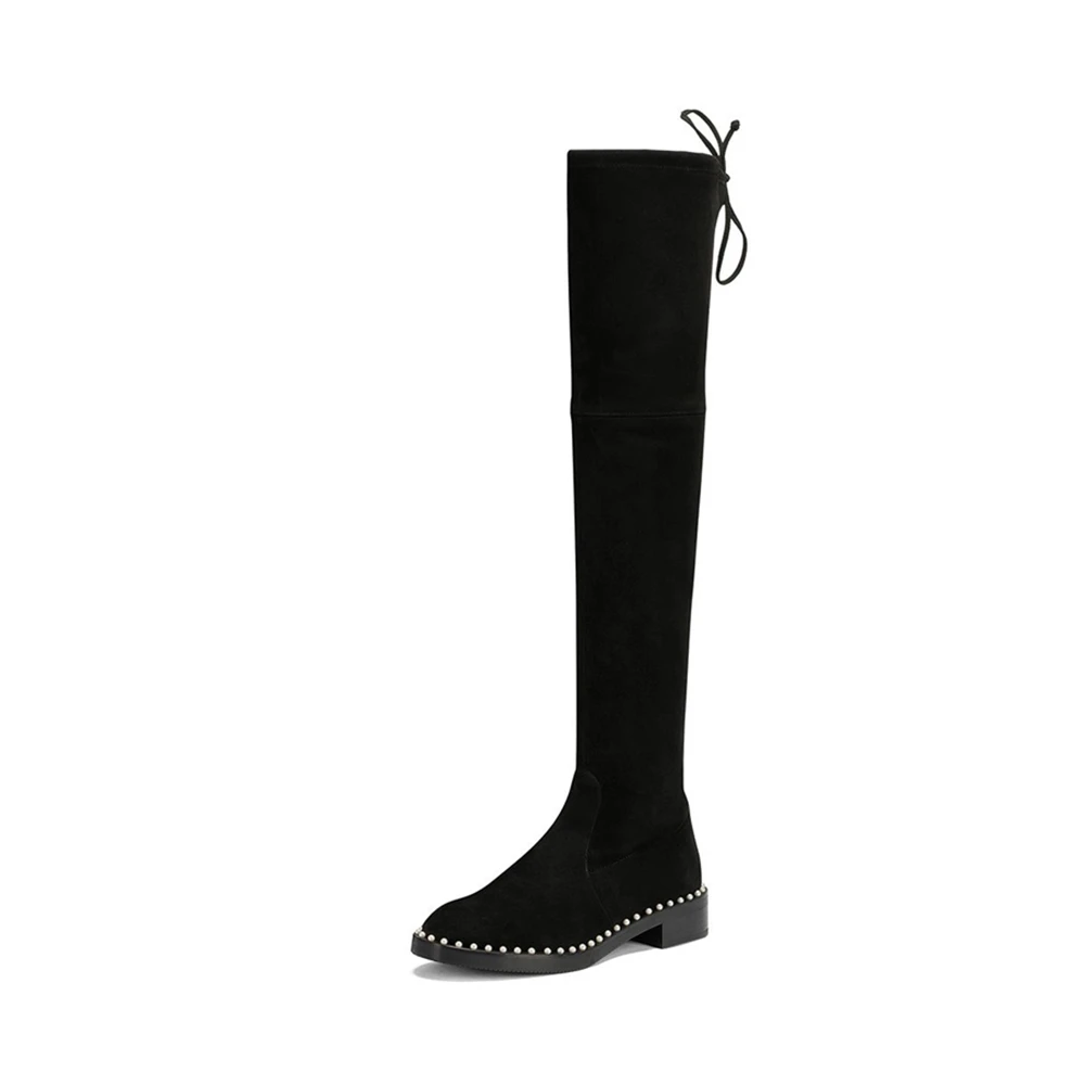 STUART WEITZMAN 黑色女士过膝长靴 LOWLAND-PEARL-BLK 商品