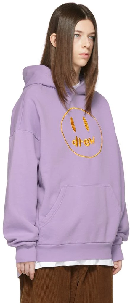 商品Drew House|SSENSE Exclusive Purple Painted Mascot Hoodie,价格¥1100,第2张图片详细描述