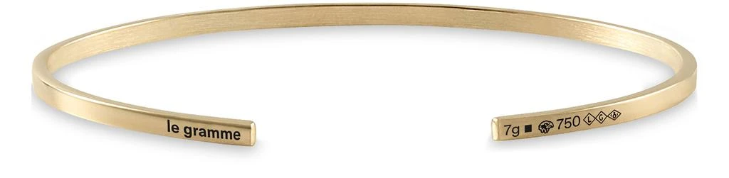 商品Le Gramme|7g Ribbon 抛光黄金手环,价格¥16447,第2张图片详细描述