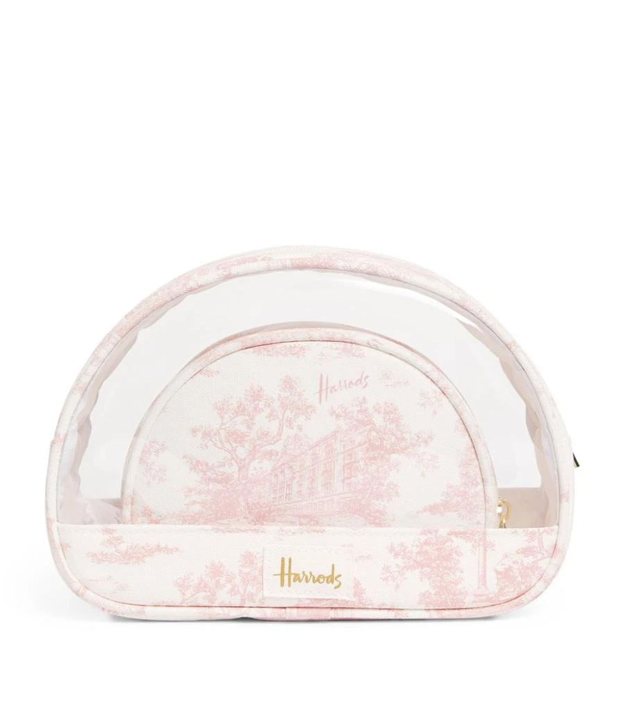 商品Harrods|Toile Cosmetic Bag (Set of 2),价格¥305,第1张图片