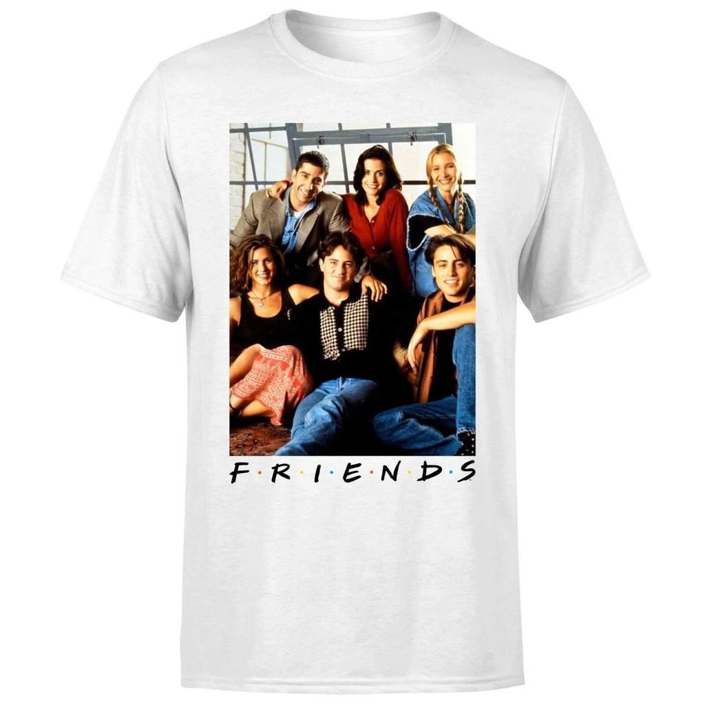 商品Original Hero|Friends Group Photo Men's T-Shirt - White,价格¥175,第5张图片详细描述