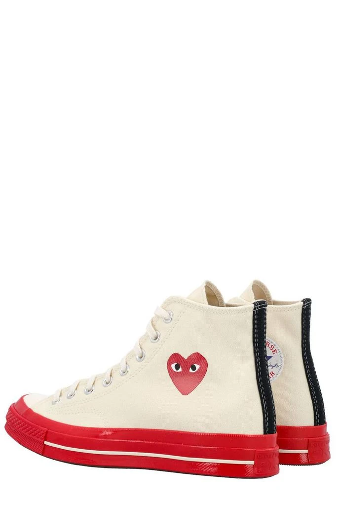 商品Comme des Garcons|Comme des Garçons Play X Converse Chuck 70 Lace-Up Sneakers,价格¥595,第4张图片详细描述