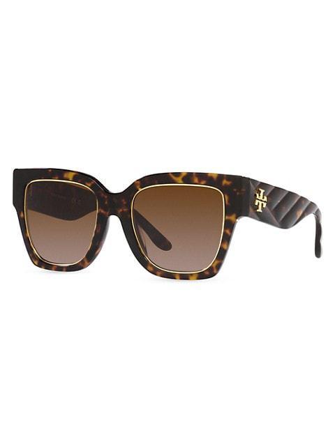 商品Tory Burch|52MM Square Sunglasses,价格¥1265,第4张图片详细描述