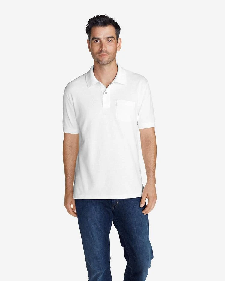 商品Eddie Bauer|Men's Field Short-Sleeve Pocket Polo Shirt,价格¥149-¥261,第2张图片详细描述