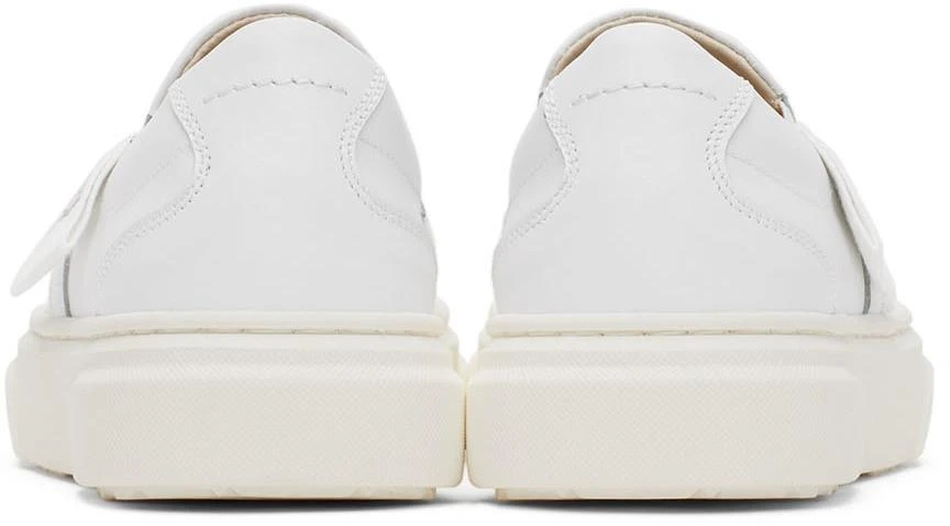 商品MAISON MARGIELA|Kids White Logo Slip-On Sneakers,价格¥581,第2张图片详细描述