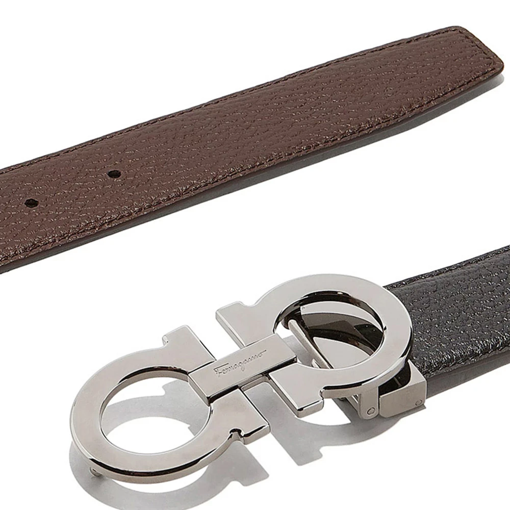 SALVATORE FERRAGAMO 棕色男士腰带 67-9710-689134 商品