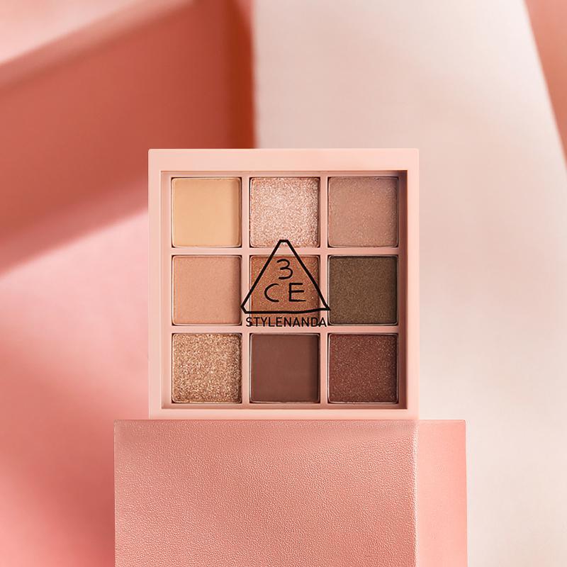 商品3CE|3CE 九宫格眼影盘 OVERTAKE橘棕盘 8.1g,价格¥206,第1张图片