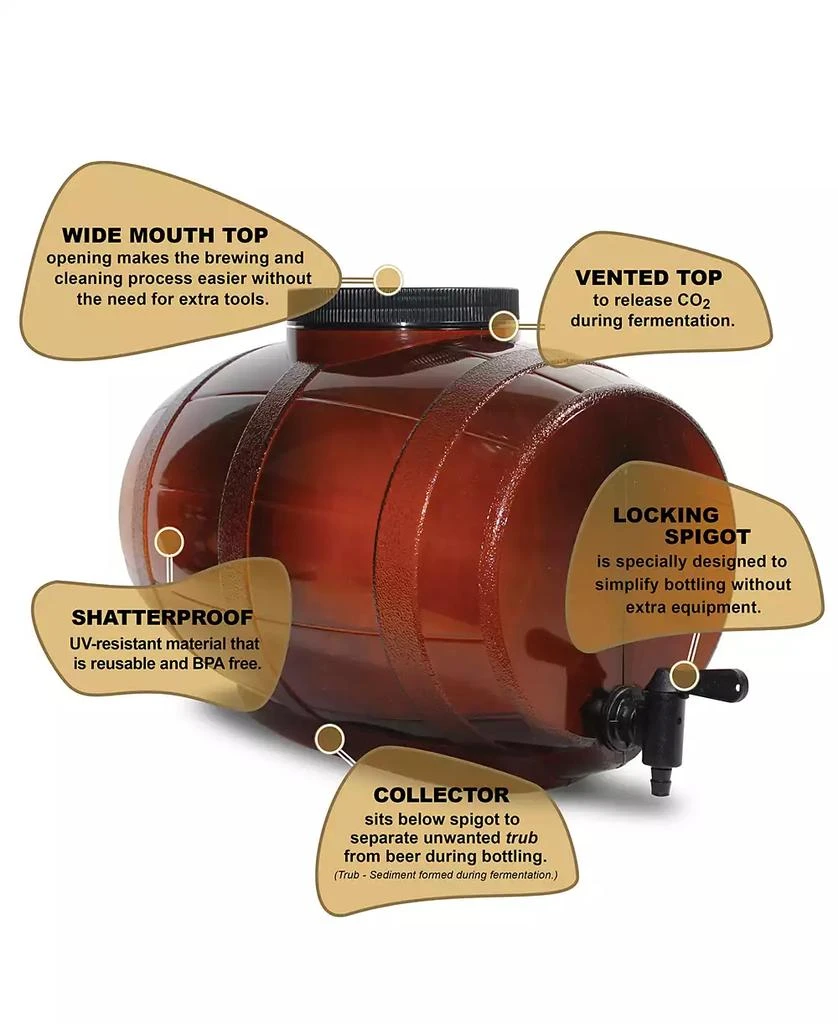 商品Mr. Beer|Bewitched Amber Ale Beer Making Kit,价格¥956,第3张图片详细描述