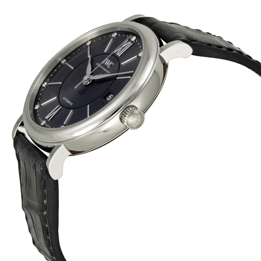 商品IWC Schaffhausen|IWC Portofino Automatic Diamond Black Dial Unisex Watch IW458102,价格¥33944,第2张图片详细描述