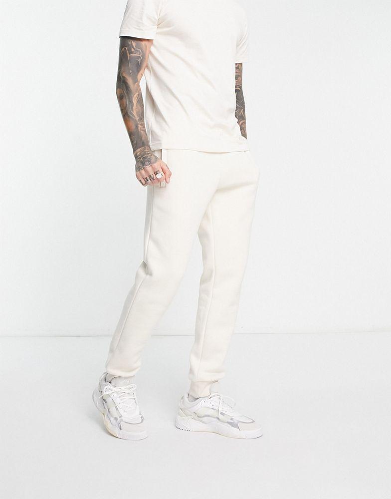 adidas Originals trefoil essentials joggers in white商品第2张图片规格展示