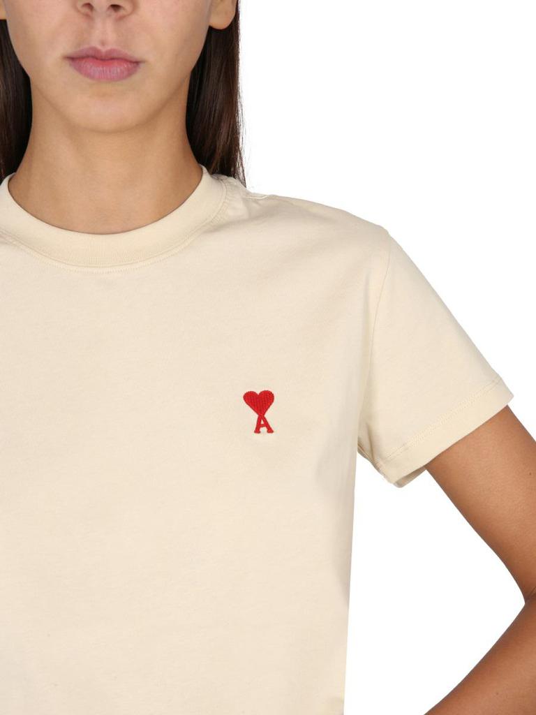 T-SHIRT WITH "COEUR" LOGO EMBROIDERY商品第2张图片规格展示