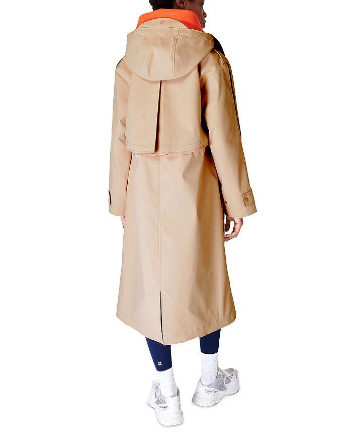 商品SWEATY BETTY|Sweaty Beaty Technical Hooded Trench Coat,价格¥2975,第2张图片详细描述