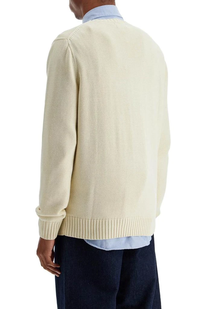 商品Ralph Lauren|cream cotton sweater with embroidered logo,价格¥744,第3张图片详细描述