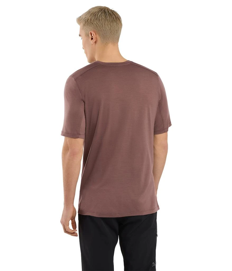 商品Arc'teryx|Arc'teryx Ionia Merino Wool Arc'Word Shirt SS Men's | Soft Merino-Blend Performance Tee,价格¥535,第3张图片详细描述