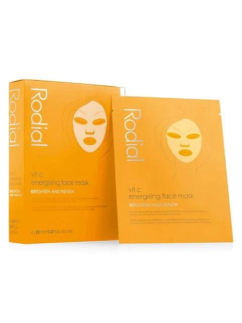 商品Rodial|Vitamin C Cellulose Sheet Mask/Set of 4,价格¥426,第1张图片