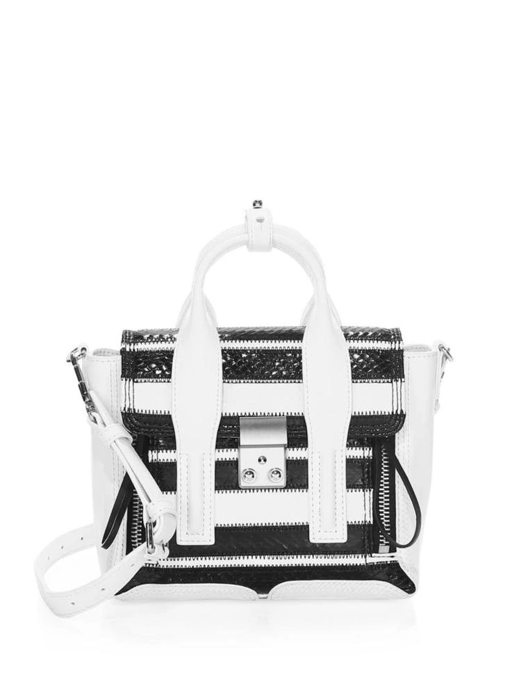 商品3.1 Phillip Lim|3.1 Phillip Lim - Pashli Mini Stitch Monochrome Satchel,价格¥2360,第1张图片