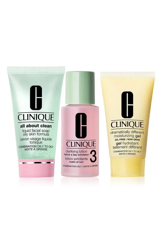 商品Clinique|Skin School Supplies: Cleanser Refresher Course Set - Combination Oily,价格¥150,第1张图片