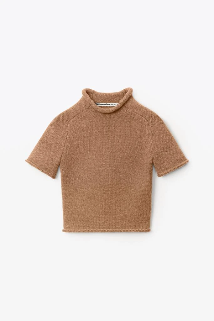 商品Alexander Wang|knit tee in boiled wool,价格¥1613,第3张图片详细描述