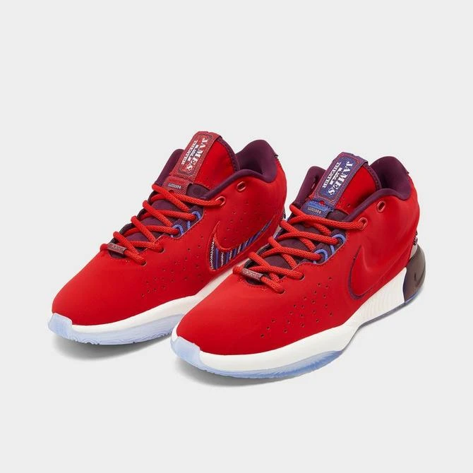 商品NIKE|Big Kids' Nike LeBron 21 SE Basketball Shoes,价格¥370,第2张图片详细描述