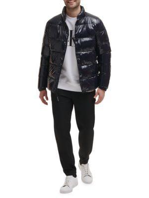 商品Calvin Klein|Sheen Water-Resistant Down Puffer Jacket,价格¥573,第7张图片详细描述
