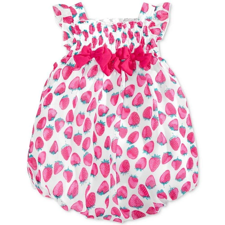 商品First Impressions|Strawberry-Print Bubble Romper, Baby Girls (0-24 months), Created for Macy's,价格¥58,第1张图片