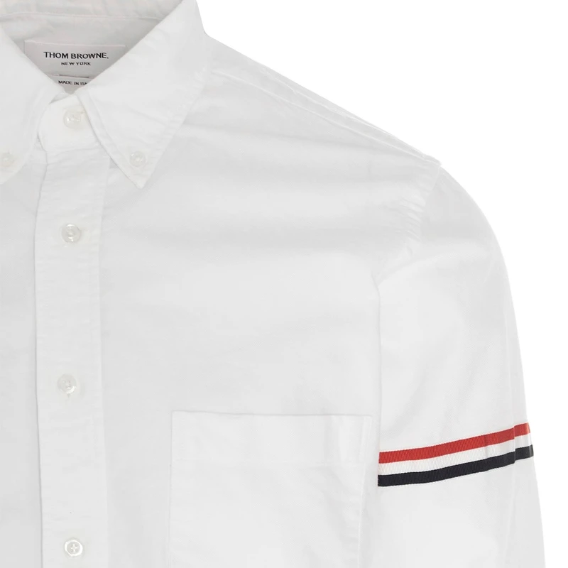 商品Thom Browne|Thom Browne 男士白色衬衫 MWL150E-06177-100,价格¥2320,第1张图片