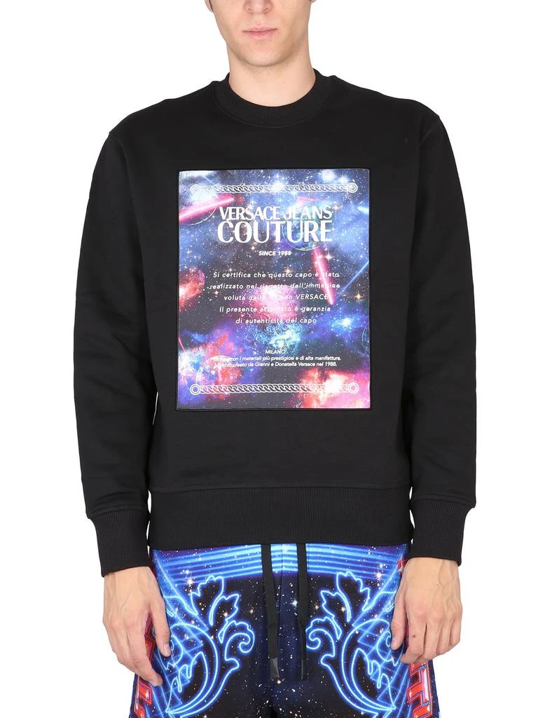 商品Versace|Versace Jeans Couture Sweatshirt With space Warranty Print,价格¥2009,第1张图片