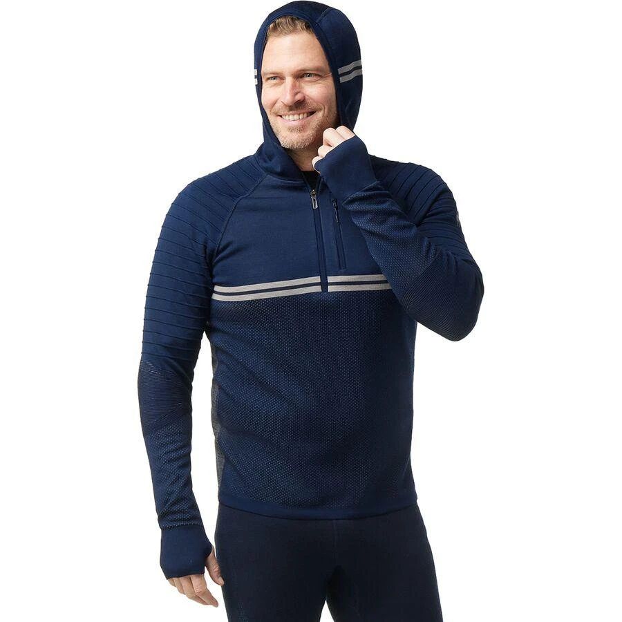 商品SmartWool|Intraknit Merino Tech 1/2-Zip Hoodie - Men's,价格¥724,第1张图片