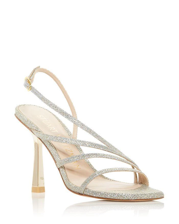 商品Stuart Weitzman|Women's Melodi Glitter High Heel Sandals,价格¥2003,第1张图片