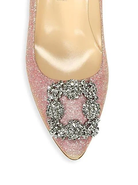 商品Manolo Blahnik|Hangisi 70 经典中鞋,价格¥7669,第4张图片详细描述