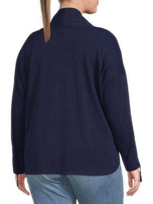 商品Max Studio|Plus Cowlneck Sweater,价格¥224,第4张图片详细描述