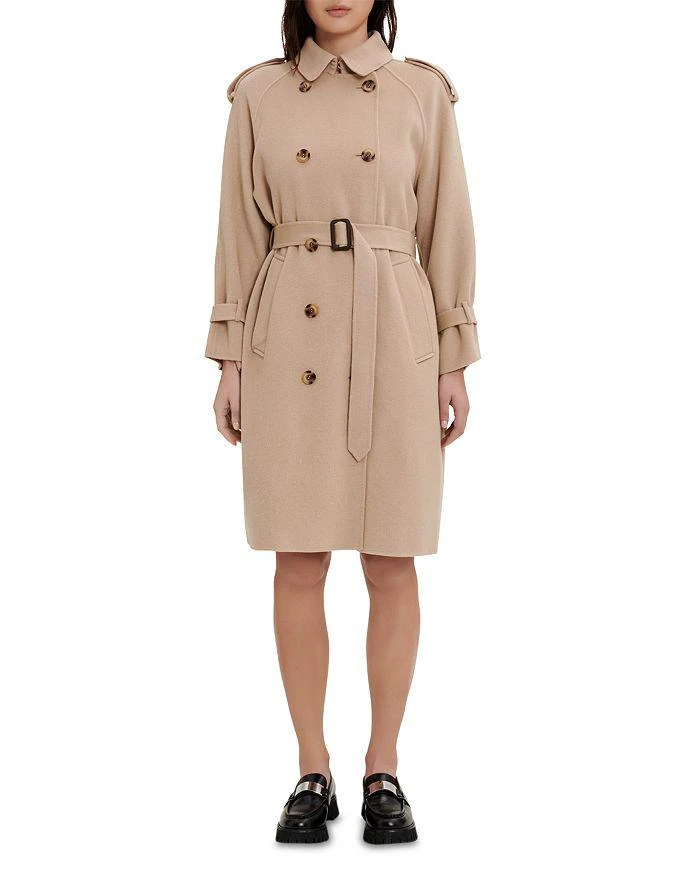 商品Maje|Grenchman Trench Coat,价格¥5547,第1张图片