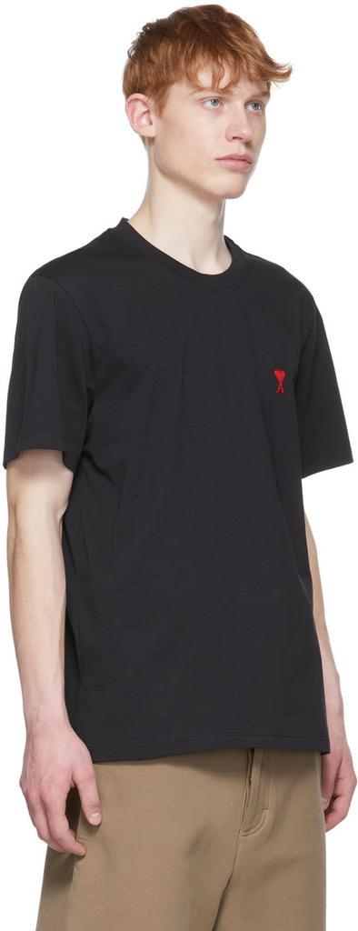 商品AMI|Black Ami De Cœur T-Shirt,价格¥807,第4张图片详细描述