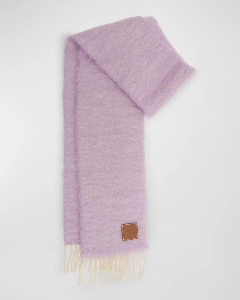 商品Loewe|Anagram Mohair Fringe Scarf,价格¥2626,第2张图片详细描述