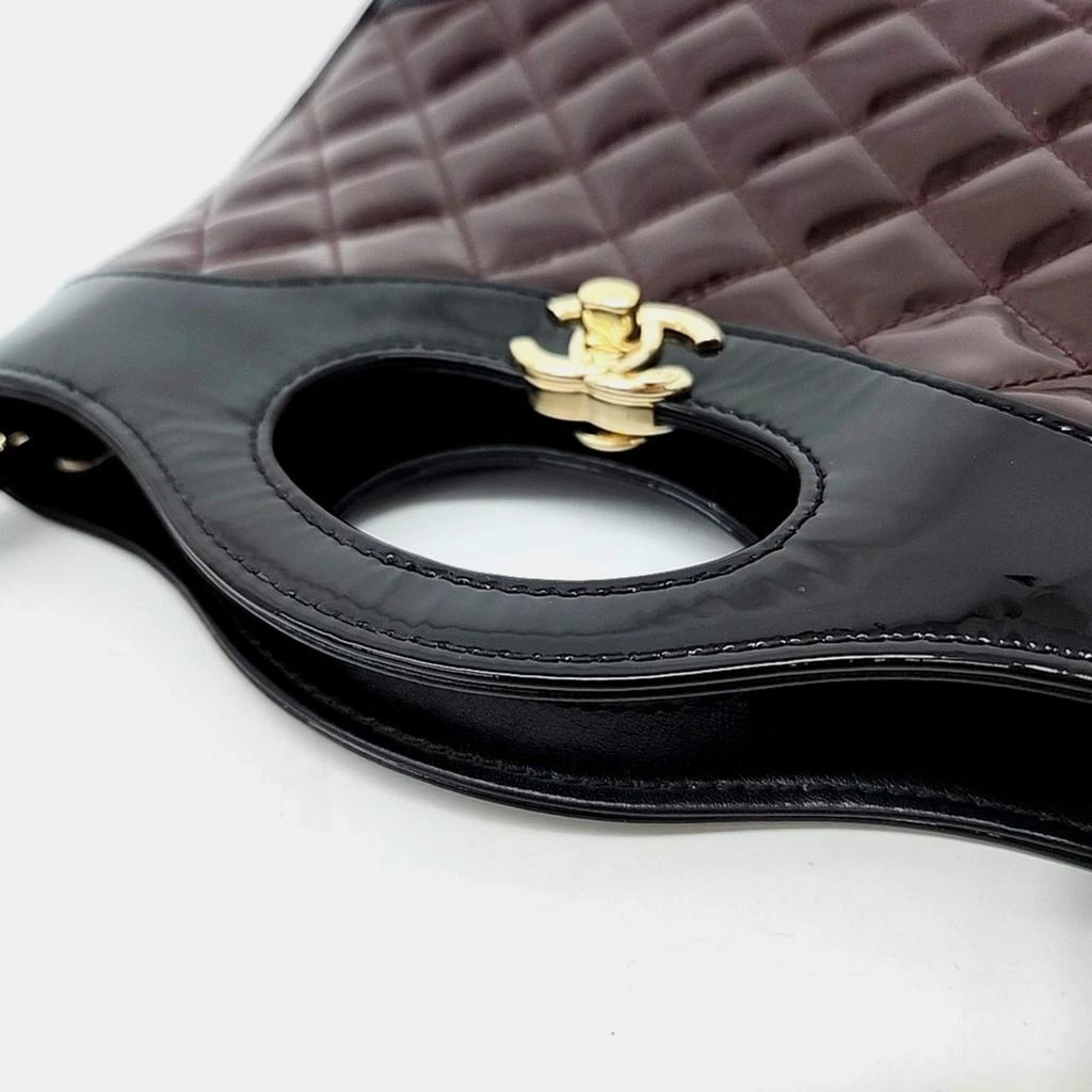 商品[二手商品] Chanel|Chanel Multicolor Patent Leather Mini 31 Shopping Tote Bag,价格¥33495,第4张图片详细描述