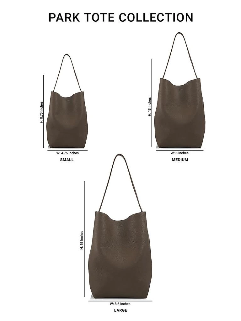 商品The Row|Large Park North/South Leather Tote,价格¥19362,第5张图片详细描述