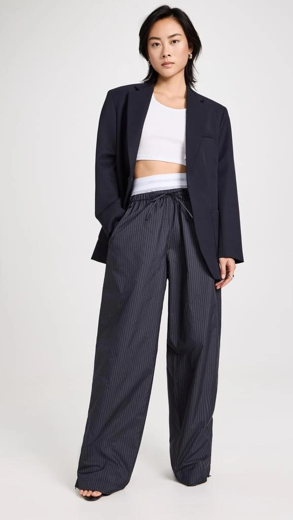 商品Alexander Wang|Baggy Track Pants with Integrated Brief,价格¥2946,第4张图片详细描述