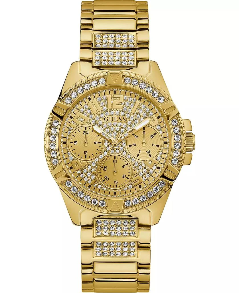 商品GUESS|Unisex Gold-Tone Stainless Steel Bracelet Watch 40mm,价格¥1212,第1张图片