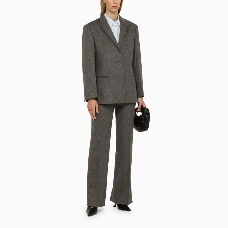 商品Calvin Klein|Grey wool tailored jacket,价格¥1479,第2张图片详细描述