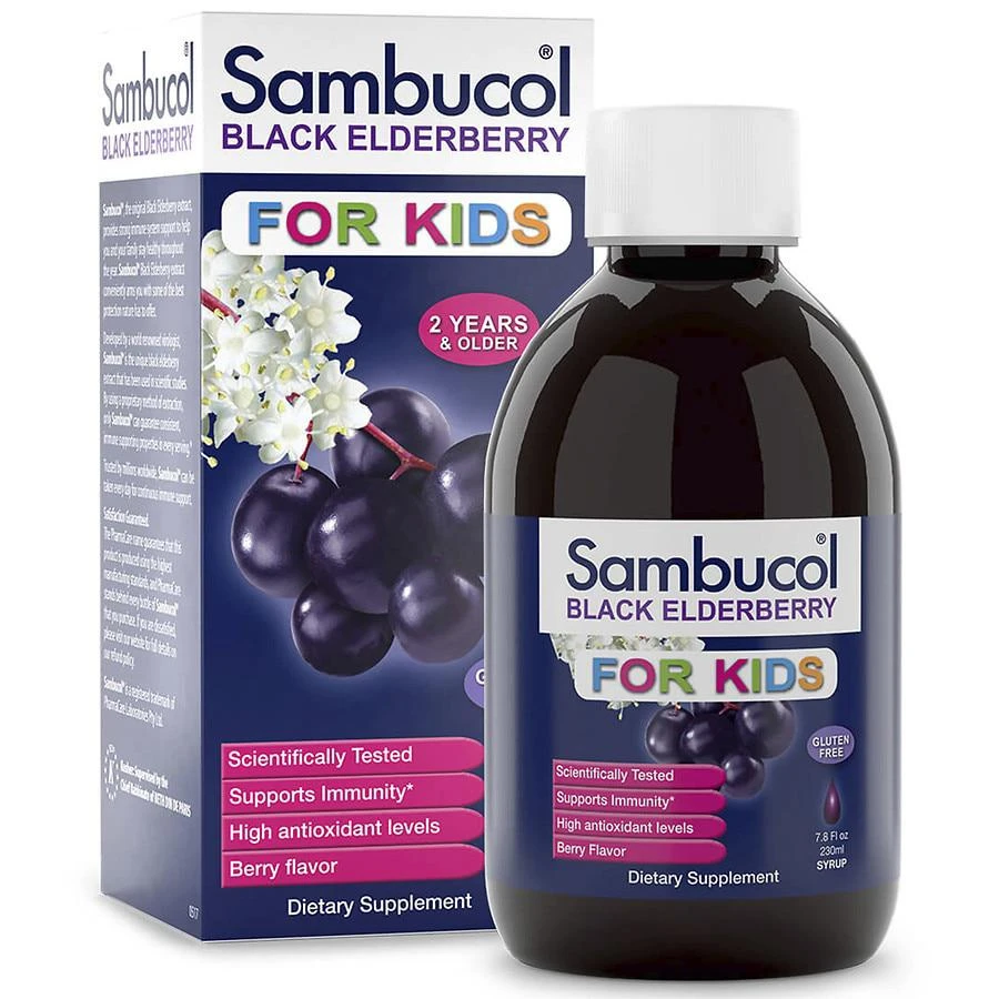 商品Sambucol|Black Elderberry Kids Syrup,价格¥108,第3张图片详细描述