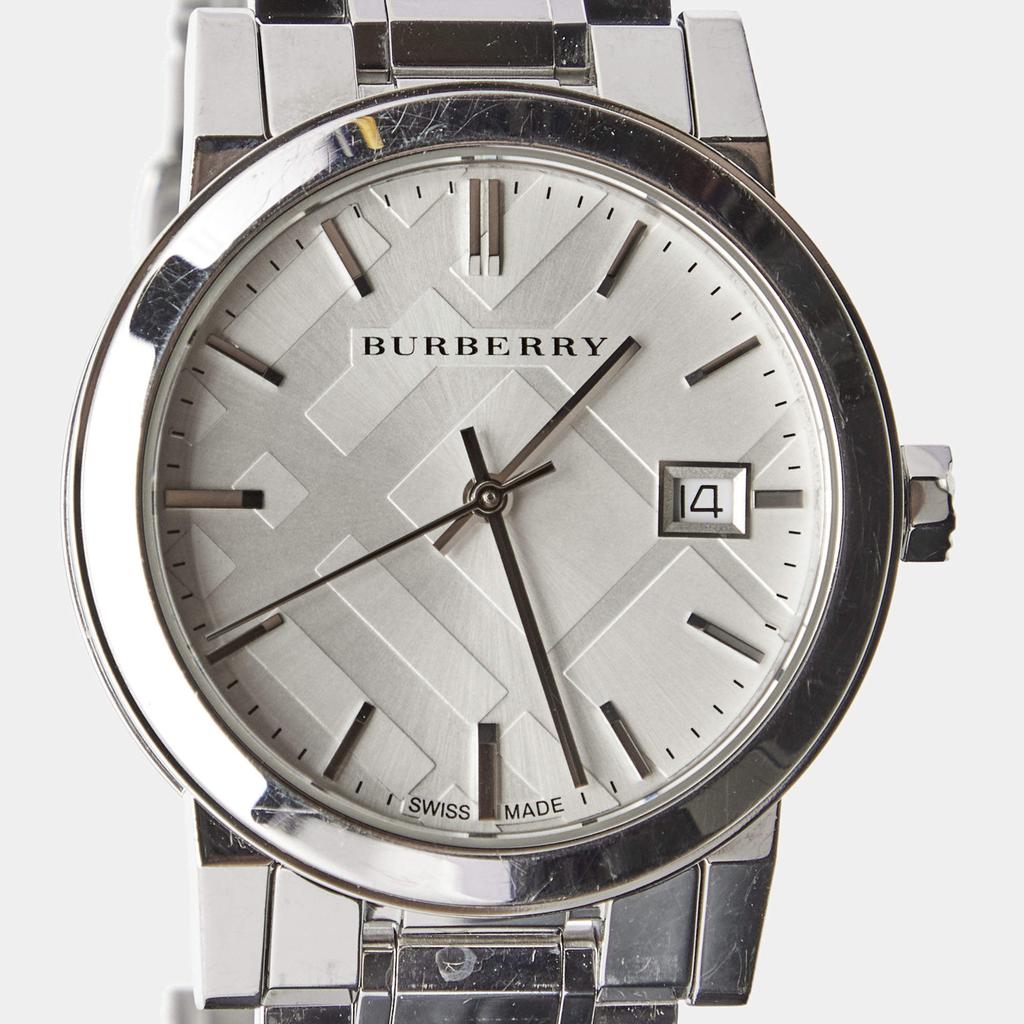 Burberry Silver Stainless Steel The City BU9100 Women's Wristwatch 35 mm商品第3张图片规格展示