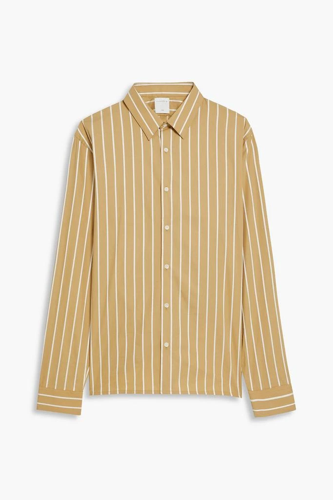 商品Sandro|Striped cotton-poplin shirt,价格¥570,第1张图片