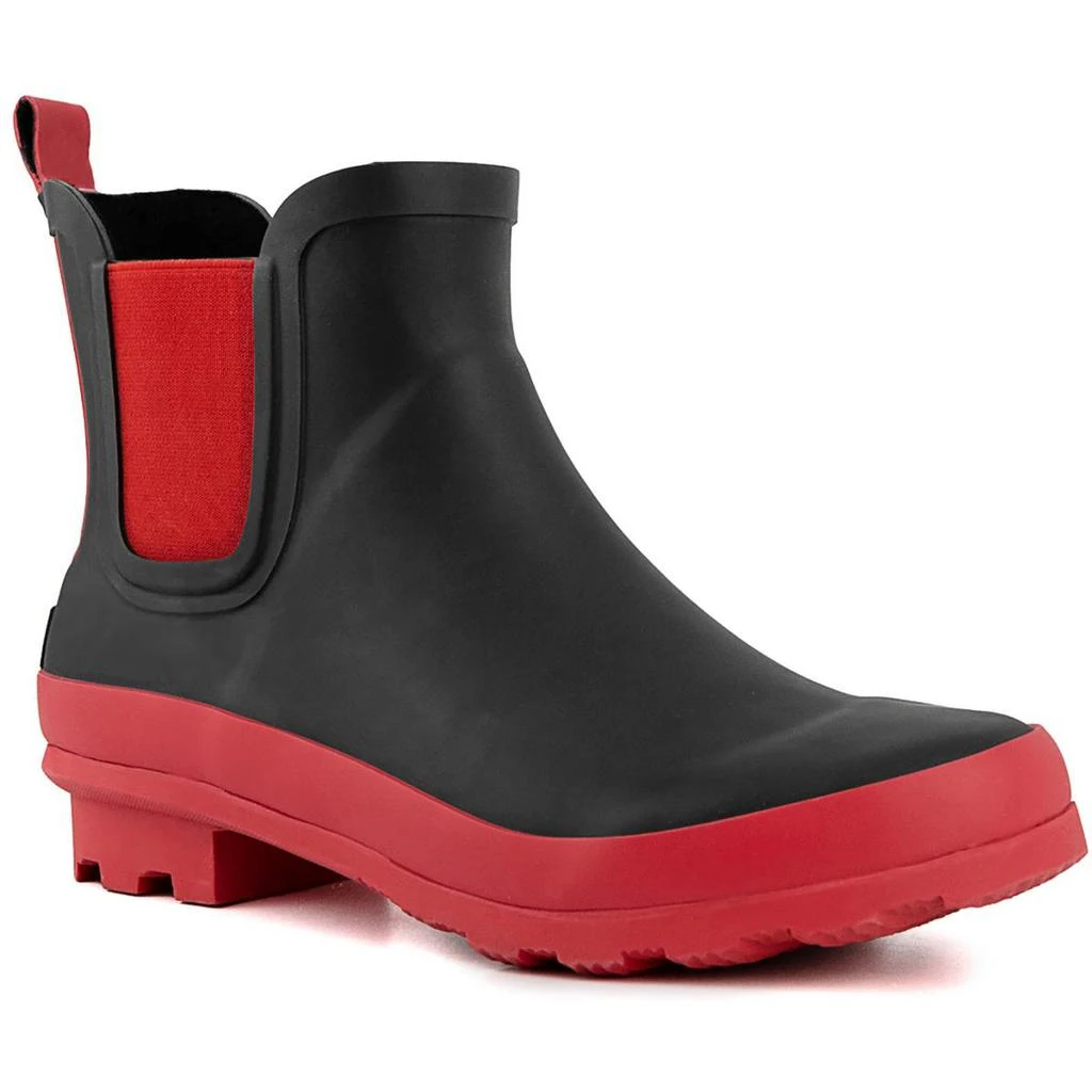 商品London Fog|London Fog Womens Wembley Slip-On Ankle Rain Boots,价格¥331,第1张图片