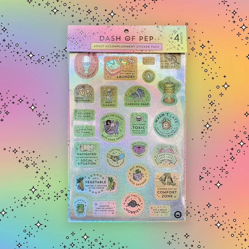商品Dash of Pep|Adult Accomplishment Stickers,价格¥61,第1张图片