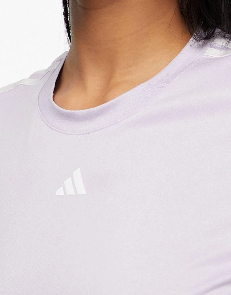 商品Adidas|adidas Training Train Essentials t-shirt in grey,价格¥228,第3张图片详细描述