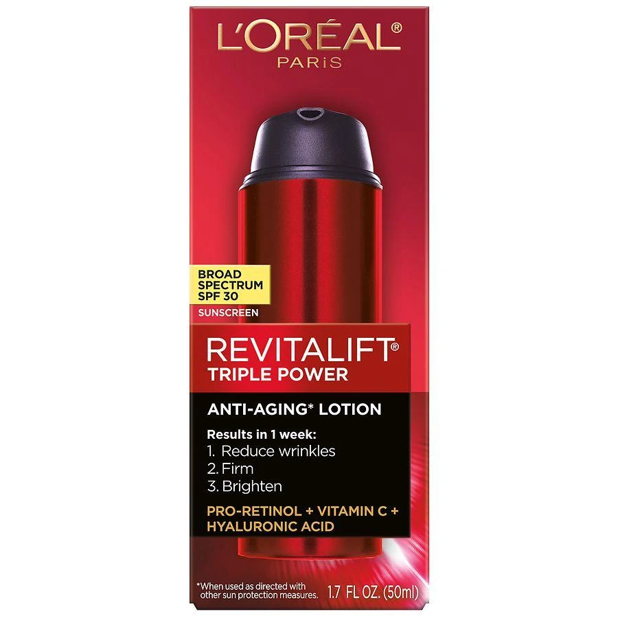 商品L'Oreal Paris|Triple Power Anti-Aging Lotion SPF 30,价格¥252,第3张图片详细描述