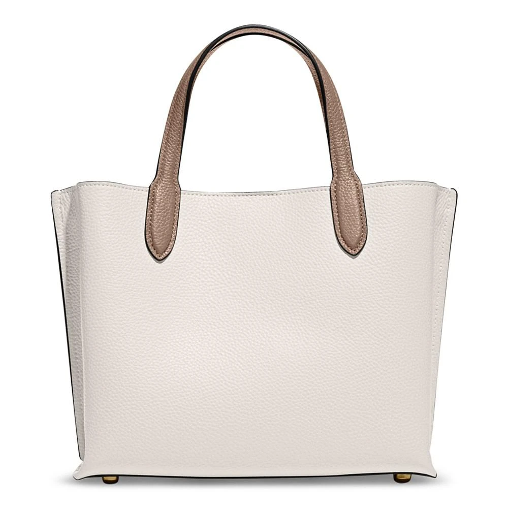 商品Coach|Polished Pebble Leather Willow Tote 24 with Convertible Straps,价格¥2216,第3张图片详细描述