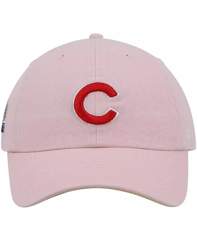 商品47 Brand|Men's '47 Pink Chicago Cubs 1990 Mlb All-Star Game Double Under Clean Up Adjustable Hat,价格¥252,第3张图片详细描述